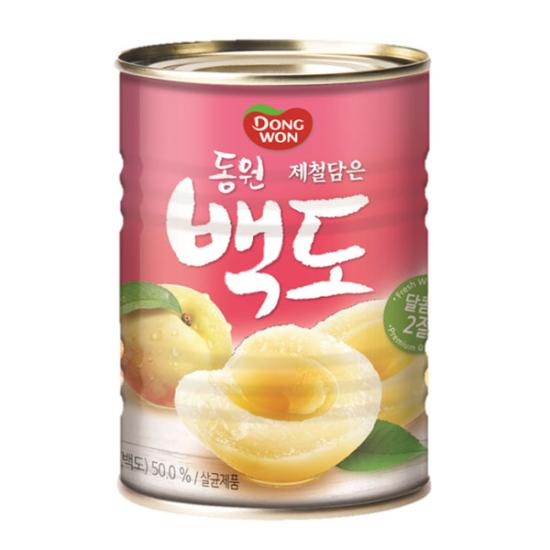 [동원] 동원 백도 캔 400g