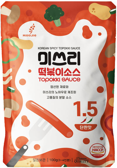 [미쓰리] 1.5번 미쓰리 떡볶이소스 단짠맛 100g