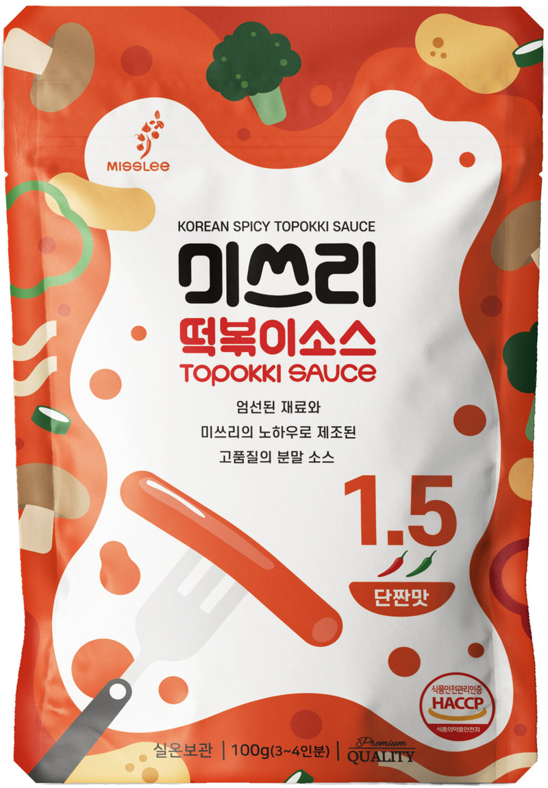 [미쓰리] 1.5번 미쓰리 떡볶이소스 단짠맛 100g