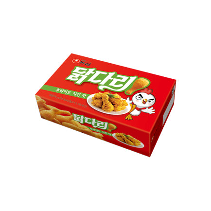 농심 닭다리 너겟 (후라이드 치킨/핫 숯불바베큐 맛) 55g/130g Chicken Leg Snack (2 Flavors)