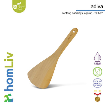 Teak wooden spatula
