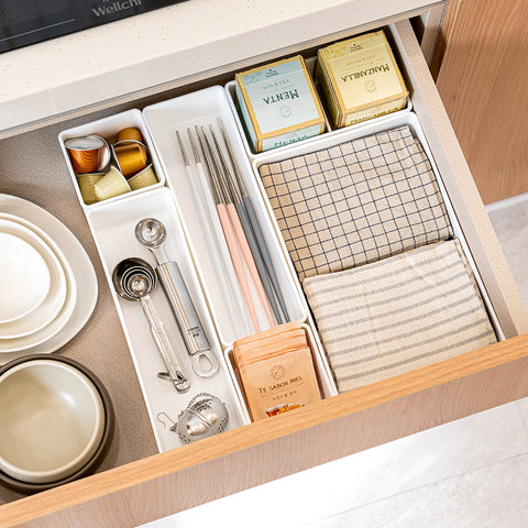 블랑 컴팩트 서랍 정리함 트레이 BLANC Compact Drawer Organizer