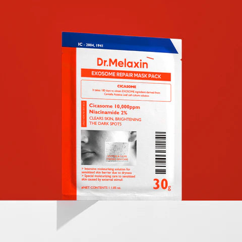 닥터 멜락신 엑소즘 흔적 마스크팩 5개입  Dr.Melaxin Exosome Repair Mask Pack 30gX5