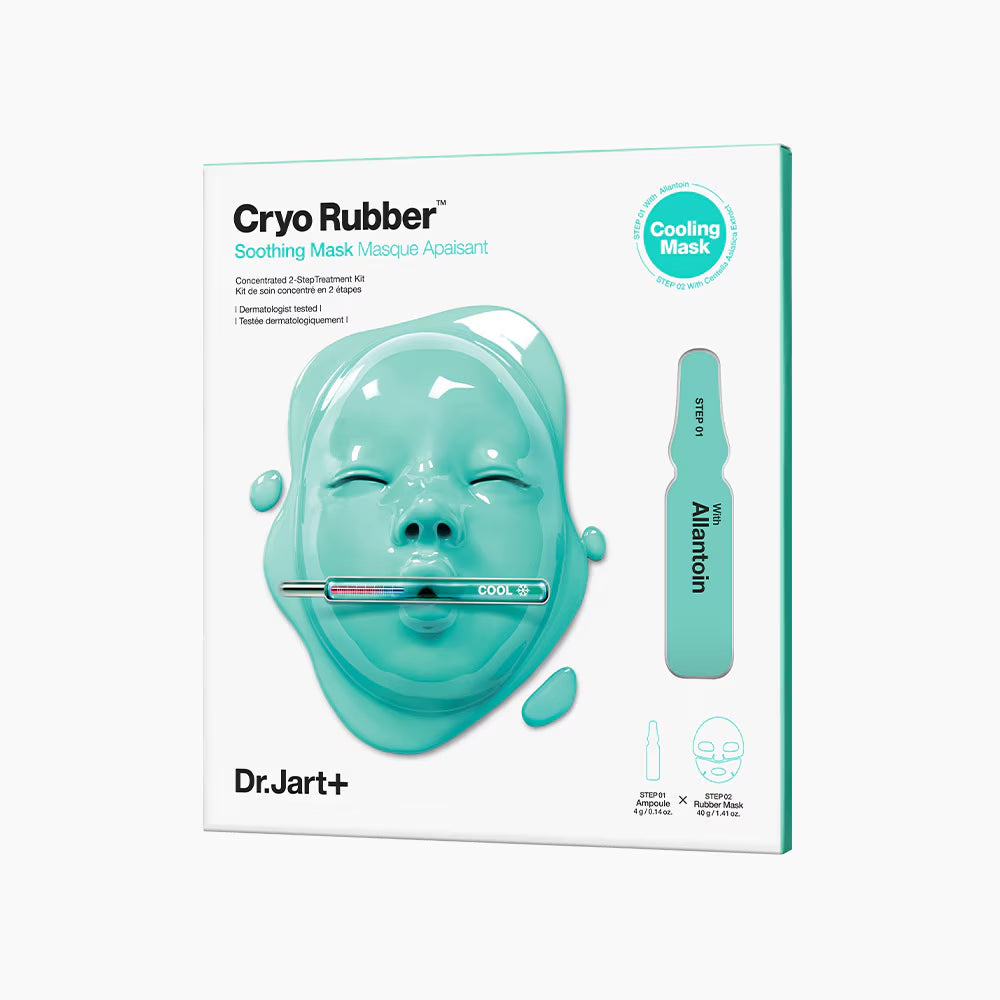 닥터자르트 크라이오 러버™ 수딩 마스크 1제 앰플 4g + 2제 러버마스크 40g Dr.Jart+ Cryo Rubber Soothing Mask