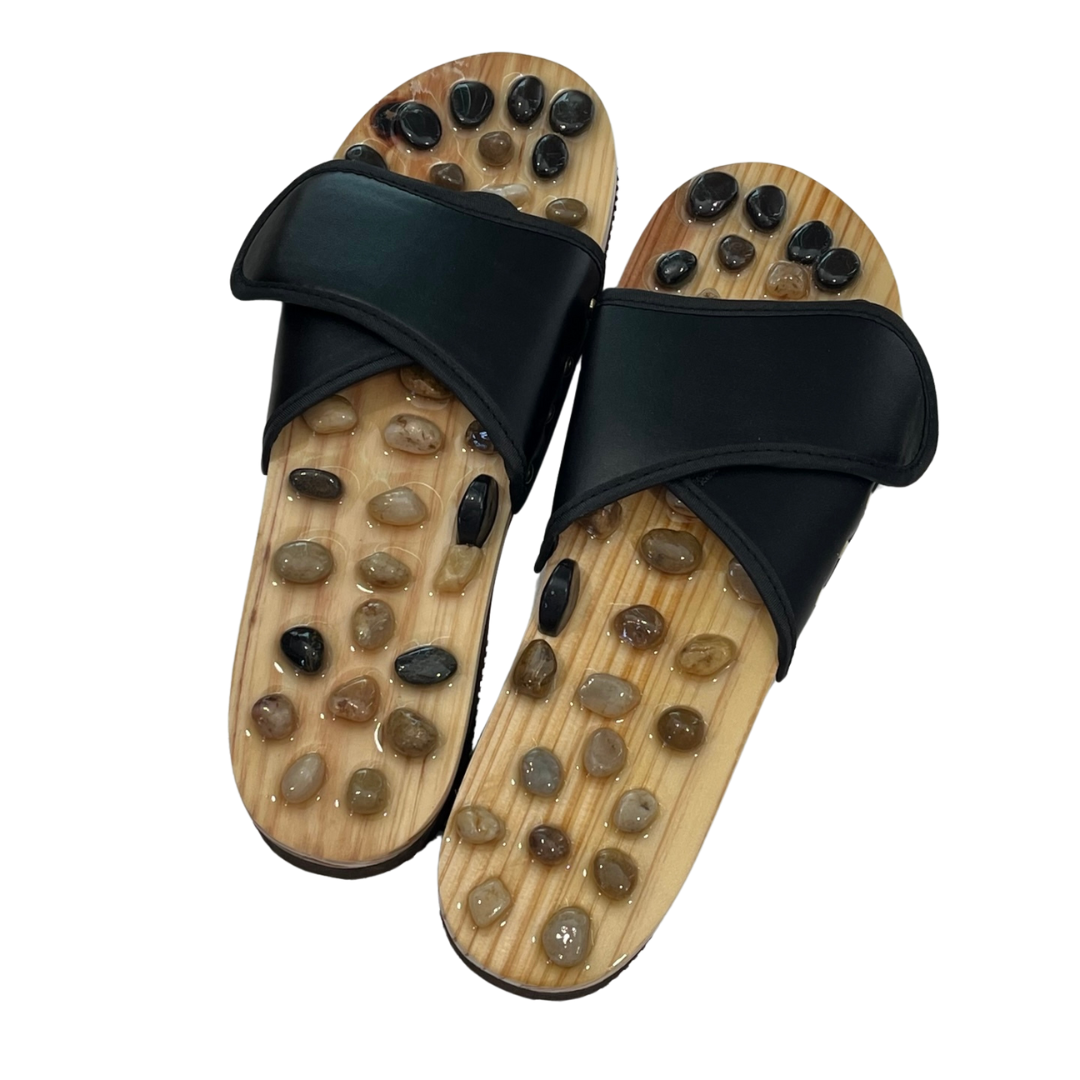 혈액순환에 최고! 건강 자갈 지압슬리퍼 (4 sizes) Pebble Massage Slippers