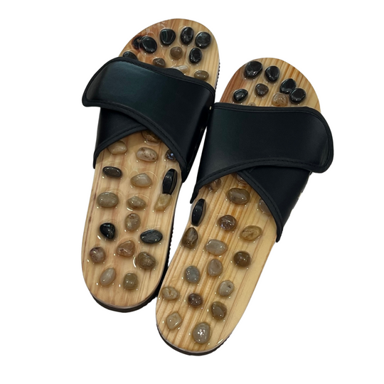 혈액순환에 최고! 건강 자갈 지압슬리퍼 (4 sizes) Pebble Massage Slippers
