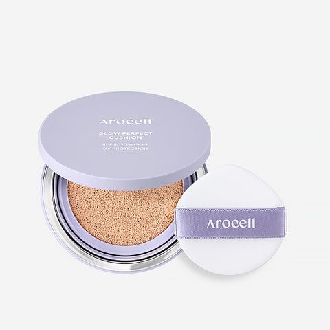 아로셀 글로우 퍼펙트 쿠션 (21호) Arocell Glow Perfect Cushion SPF 50+ PA++++ UV Protection