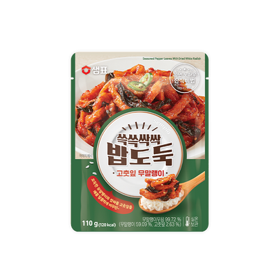 [샘표] 쓱싹쓱싹 고춧잎 무말랭이 110g