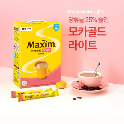 맥심 모카골드 라이트 커피믹스 100개입 Maxim Mocha Gold Light Coffee Mix 100ea