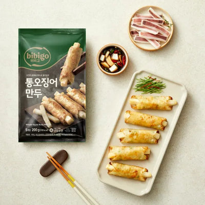 SYDNEY ONLY🦑 비비고 통오징어 만두 200g bibigo Whole Squid Body Mandu