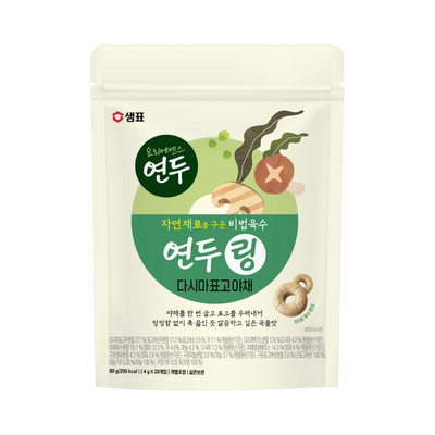 연두 비법육수링 다시마표고야채 80g