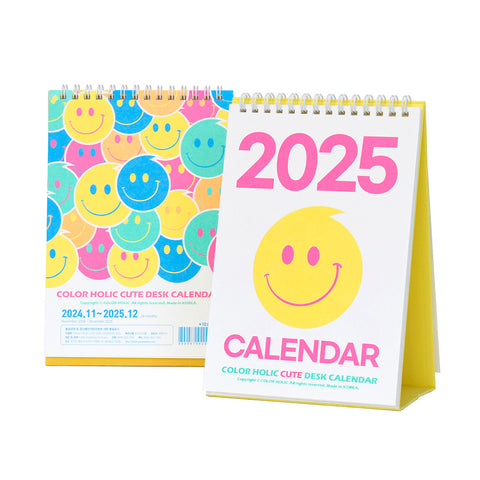 2025 컬러홀릭 큐트 데스크 캘린더 Color Holic Cute Desk Calendar