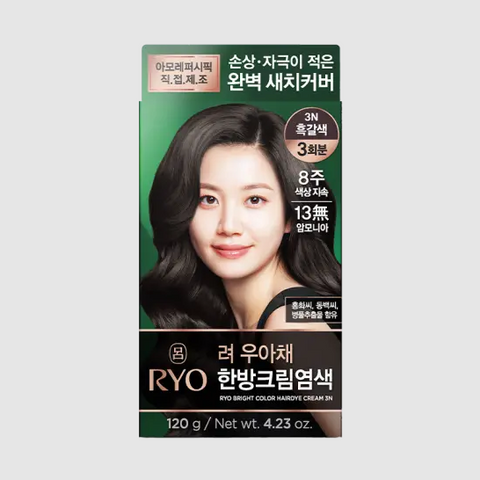 Ryo 'Woo-A-Chae' Oriental Herbal Cream Hair Dye [Grey Coverage]
