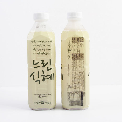 느린식혜 Slow-brewed Sikhye Korean Tranditional Sweet Rice Drink 1L