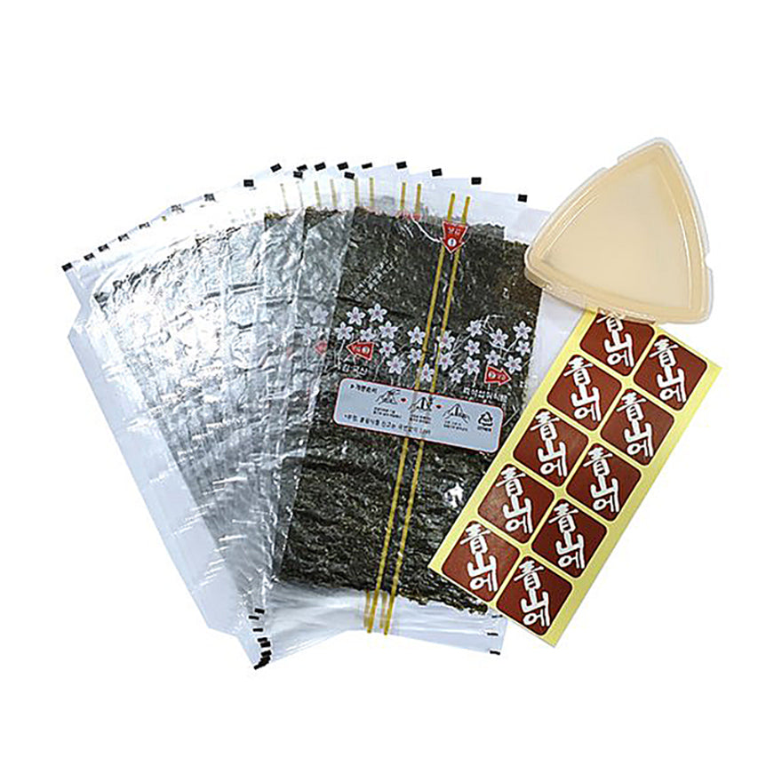 [청산에]삼각김밥김20P +김밥틀 1P Triangle Onigiri Seaweed 20P