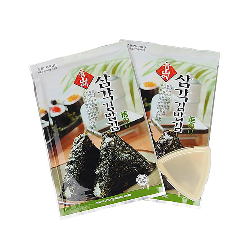 [청산에]삼각김밥김20P +김밥틀 1P Triangle Onigiri Seaweed 20P