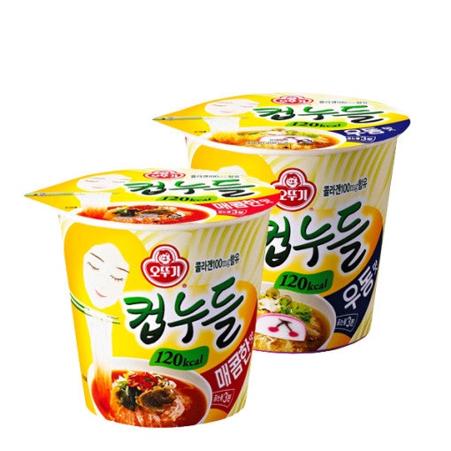 오뚜기 컵누들 로제맛/우동맛/매콤한맛 Cup Noodles 15ea Rose/Udon / Spicy Flavour