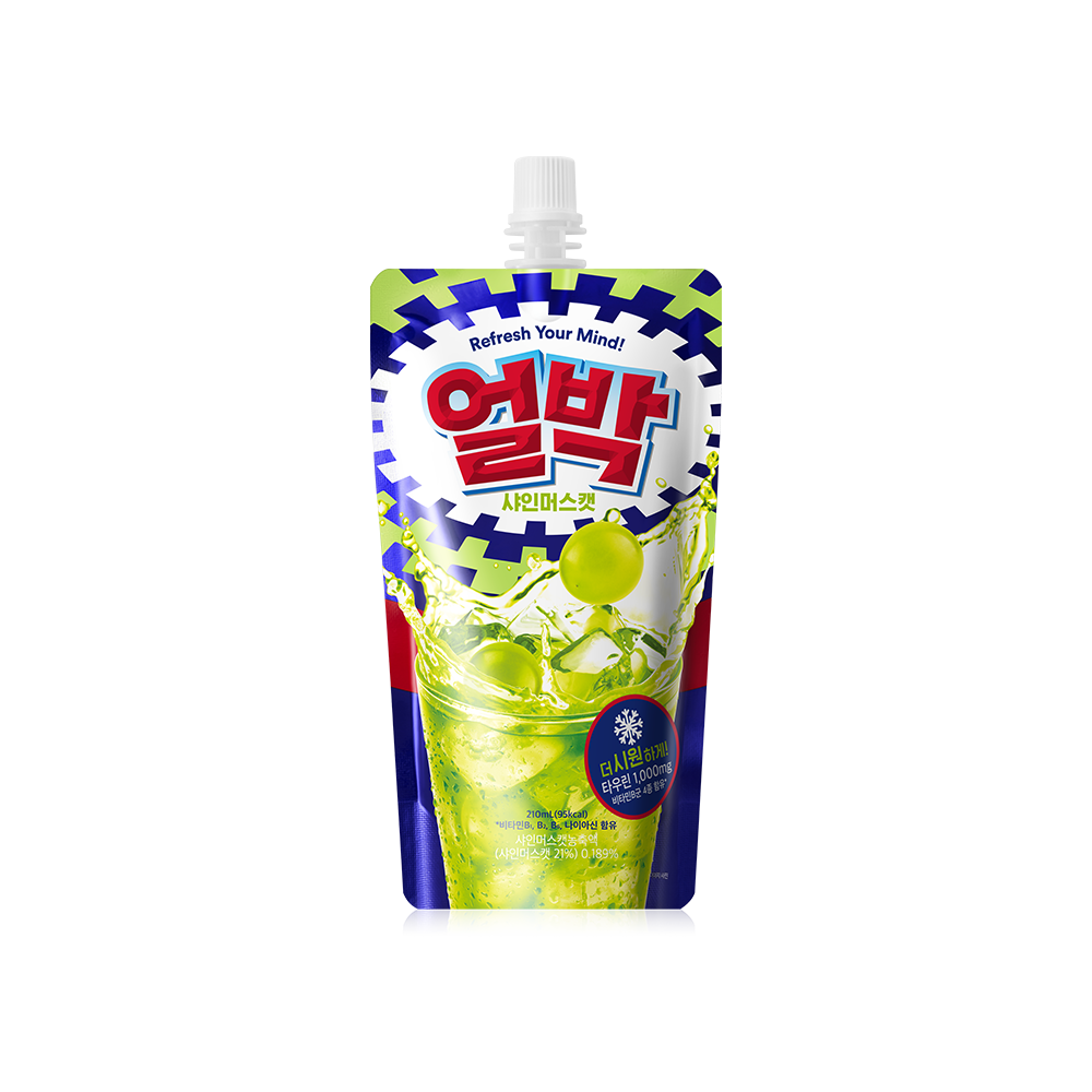 동아 얼박 2가지 맛 ICE BACCHUS POUCH Original/Shine Muscat 2 flavour 230ml*10ea