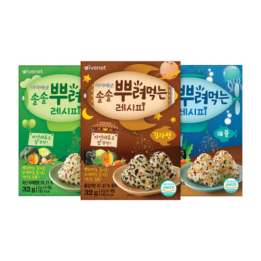 ivenet Sprinkle-on Recipe 32g (Seaweed/Vegetable/Seafood)