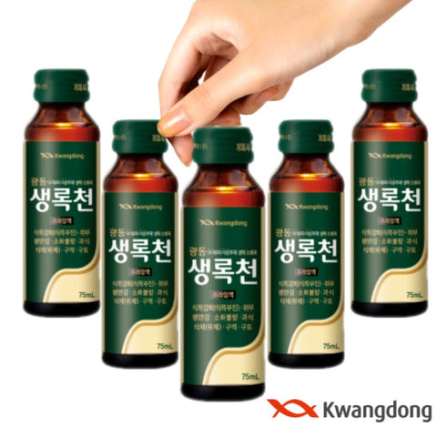 광동제약 생록천 소화제 Kwangdong Digestive Drink 10 Bottles * 1box