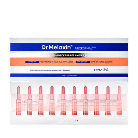 닥터 멜락신 넥스팔트 넥 탄력 앰플 Dr.Melaxin Necksphalt ECM Neck Barrier Ampoule 1.5ml*10ea