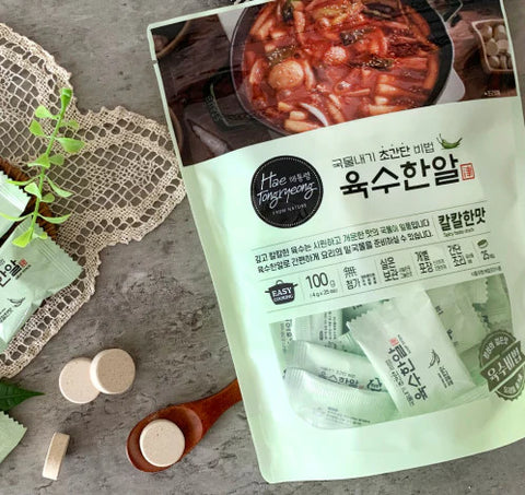 해통령 육수 한알 Deep Taste Seafood Stock 4g*25ea