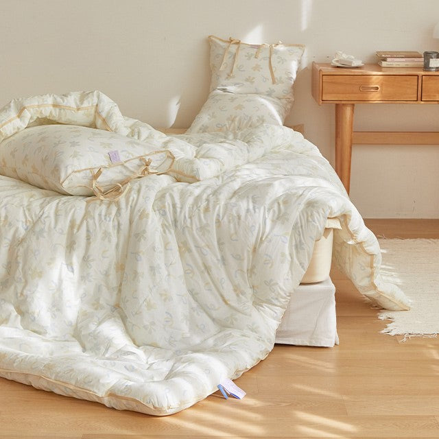 لحاف & غطاء وسادة قطن عالي الكثافة 60 خيط ماتيلا ريبون سوربيه Maatila High-Density Cotton 60-Thread Quilt/Pillow Cover