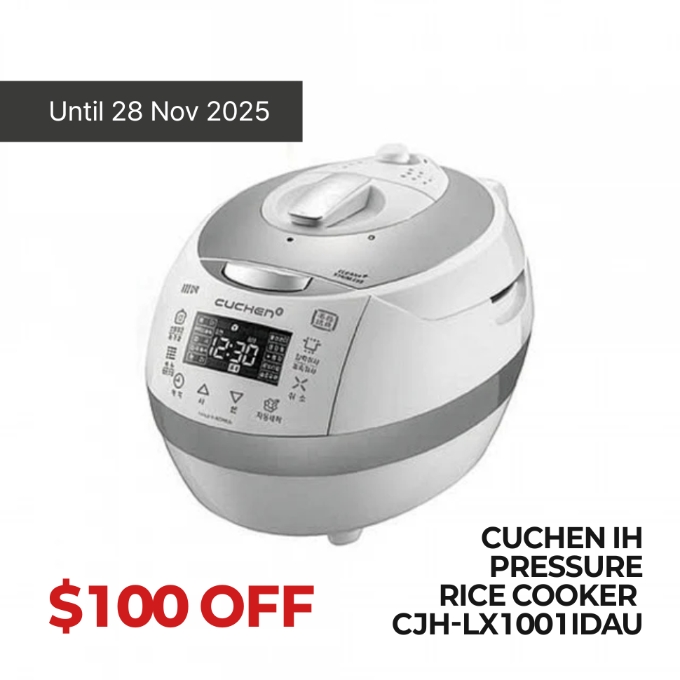 $100 OFF🚨Cuchen IH Pressure Rice Cooker CJH-LX1001iDAU (10 Cups)