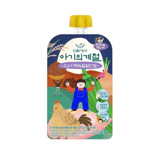 아기의 계절 고소미백숙 알밤진죽 100g