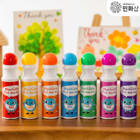 유아물감놀이 도트물감 8색  Dot Paint 8colour Set