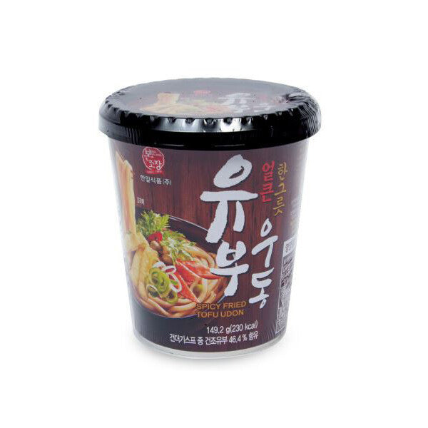 한일식품 본고장 얼큰 유부 우동 149.2g Spicy Fried Tofu Udon Cup