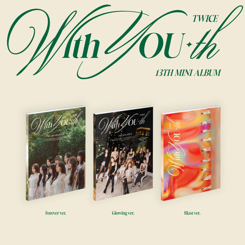 💙NEW RELEASE💙 Twice 13th Mini Album 'With YOU-th'+Pre-Order Pack Included