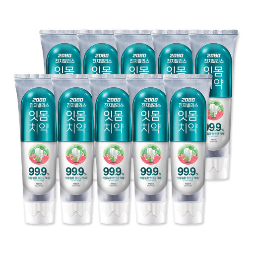 [애경] 2080 진지발리스 치약 AK 2080 Gum Health Toothpaste 120g * 3ea