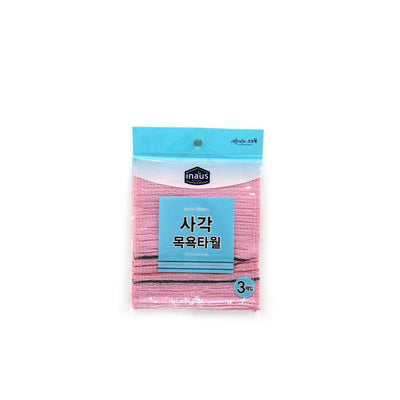 이나우스 사각 목욕타올 3매