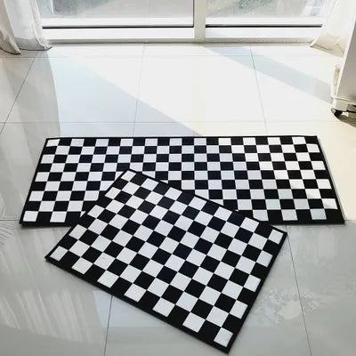 포시엘라 주방 매트 체커보드 발매트 Checkerboard Kitchen Mat (3 colors)