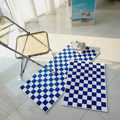 포시엘라 주방 매트 체커보드 발매트 Checkerboard Kitchen Mat (3 colors)