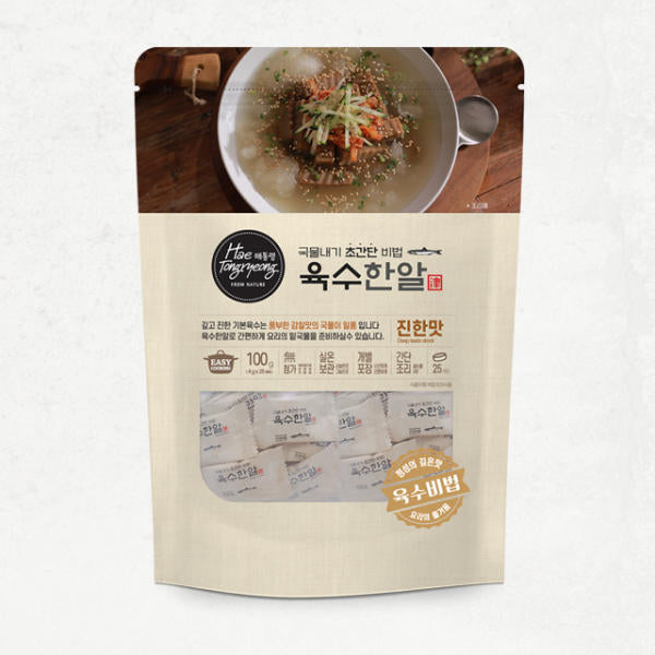 [빅마마씨푸드] 해통령 육수한알 멸치 진한맛 100g