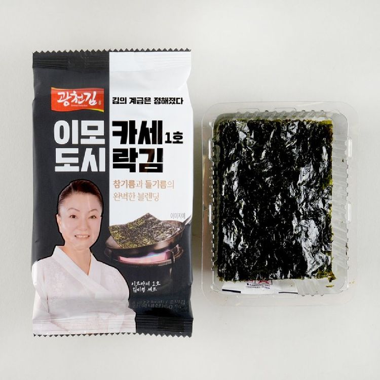 흑백요리사 이모카세 도시락김 4gX12봉 Imokase Seasoned Seaweed for Lunchbox