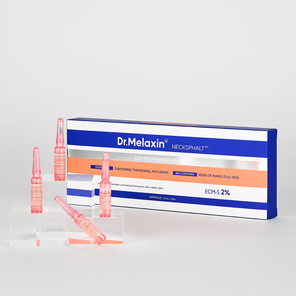 닥터 멜락신 넥스팔트 넥 탄력 앰플 Dr.Melaxin Necksphalt ECM Neck Barrier Ampoule 1.5ml*10ea