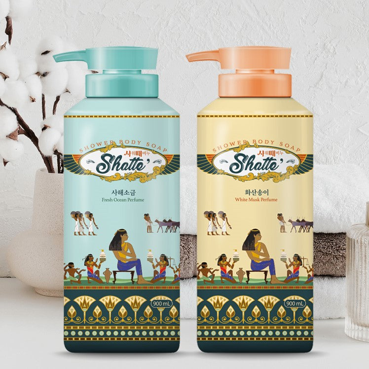 موغونغهوا صابون استحمام مقشر بحجر البركان/ملح البحر الميت 900ml