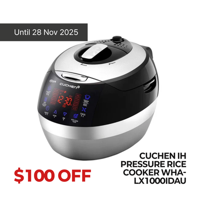 $100 OFF🚨Cuchen IH Pressure Rice Cooker WHA-LX1000iDAU (10 Cups)