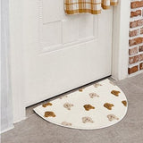 Boucle Bear Half-Moon Doormat