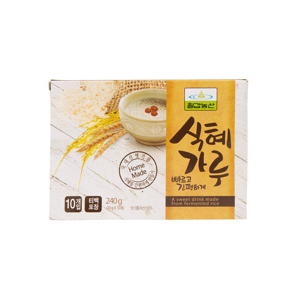 칠갑농산 식혜가루 티백 Sikhae Teabag 10ea 240g