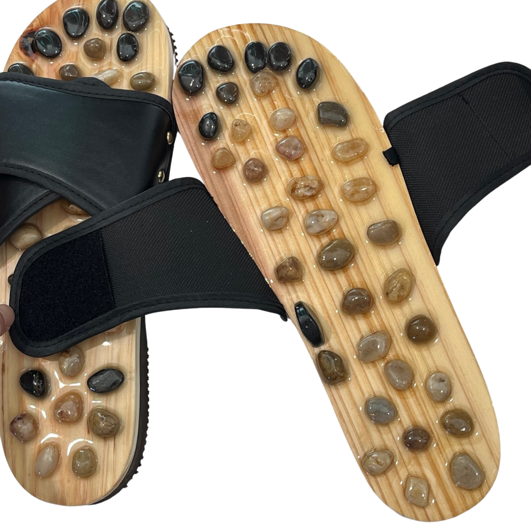혈액순환에 최고! 건강 자갈 지압슬리퍼 (4 sizes) Pebble Massage Slippers