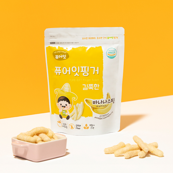 퓨어잇 핑거 길쭉한 바나나스틱 30g | Pure It Banana Stick 30g