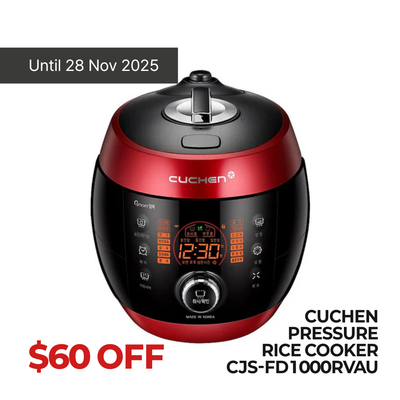 $60 OFF🚨Cuchen Pressure Rice Cooker CJS-FD1000RVAU (10 Cups)