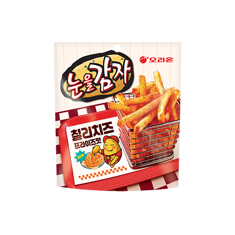 눈을감자 칠리치즈 필러즈맛 감자스틱 칠리치즈프라이맛 96g