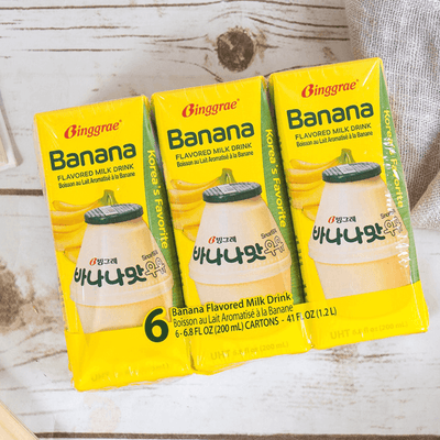 Special Price✨Binggrae Banana Flavored Milk 200ml × 6pack