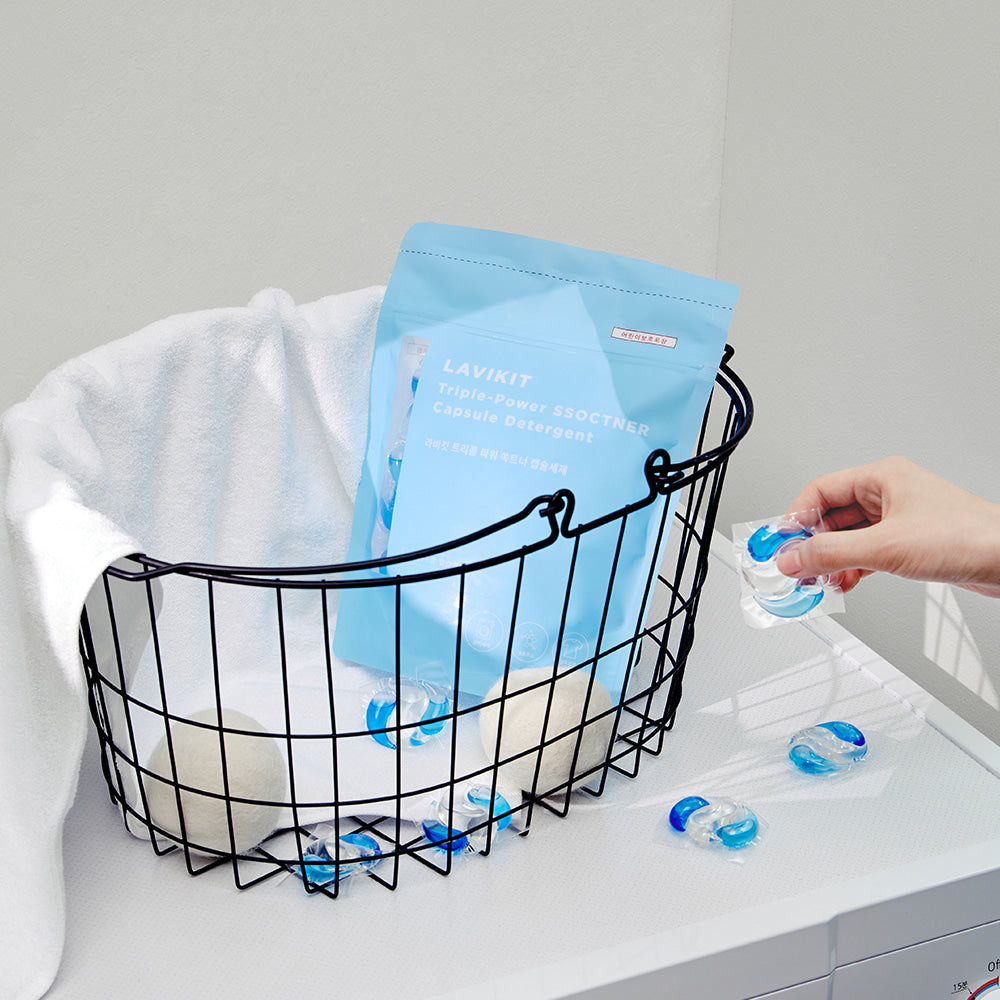 30% SALE💙 LAVIKIT Triple Power Capsule Detergent 3kinds (30 capsule)