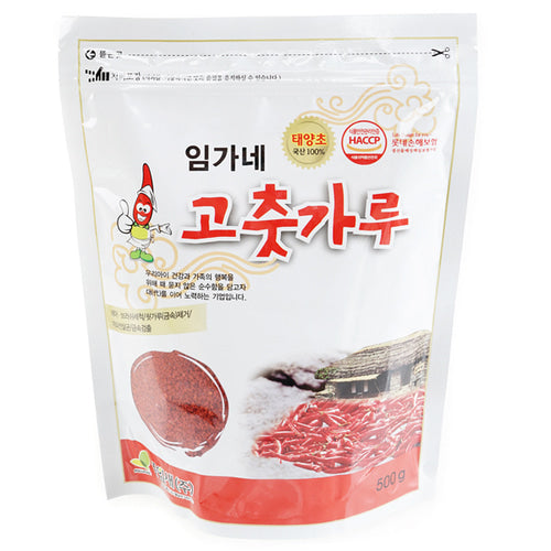 임가네 태양초 고춧가루 조미용 500g/1kg 김치용 100g부터 Red pepper Powder for kimchi / seasoning